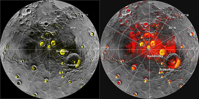 NASA's MESSENGER Evidence for Water Ice at Mercury's Poles