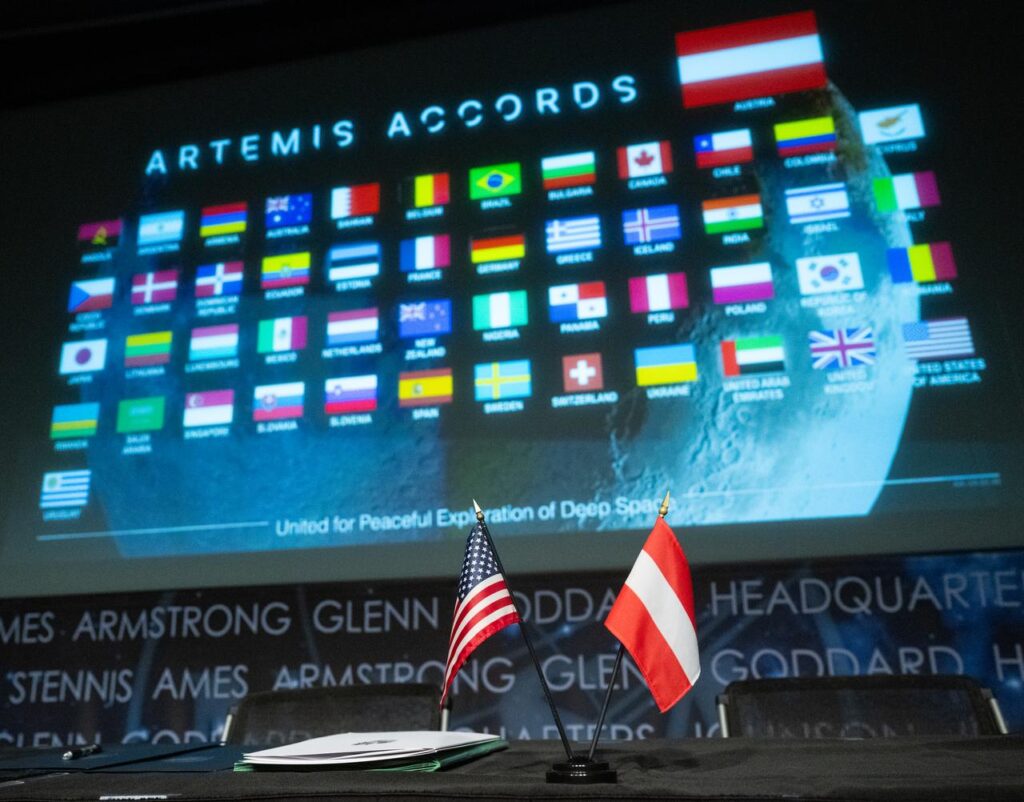 Artemis Accords signing ceremony