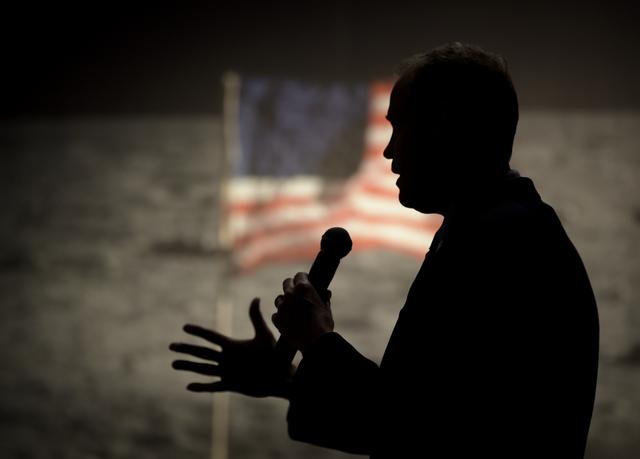 NASA Administrator Jim Bridenstine gives remarks during the International Institute of Space Law (IISL)
