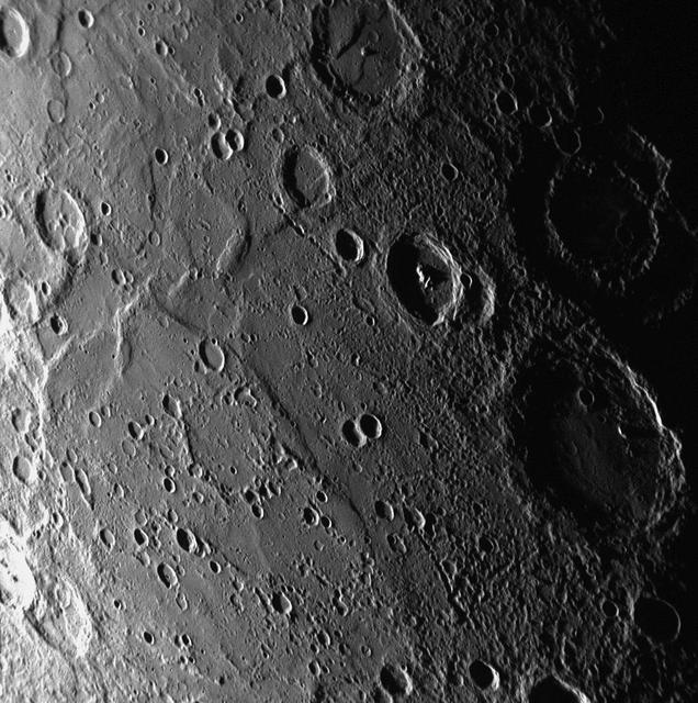 The surface of Mercury