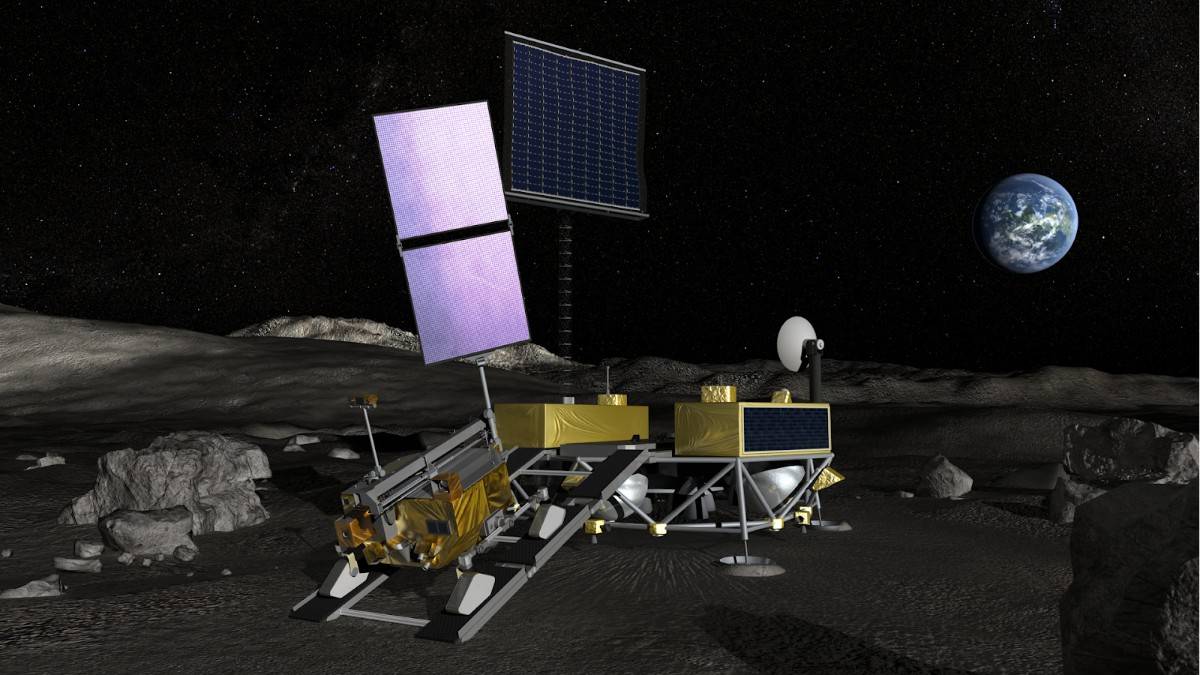 LUPEX mission creative concept Image Credit: JAXA