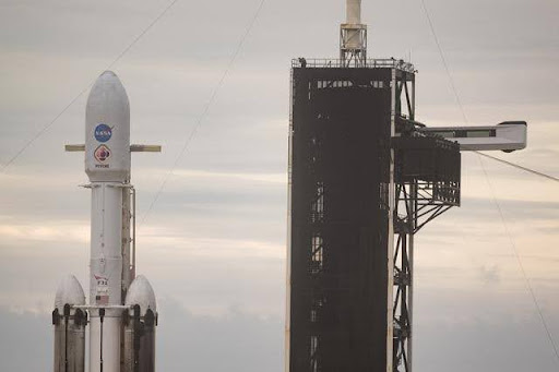 Nasa launching a rocket for mission