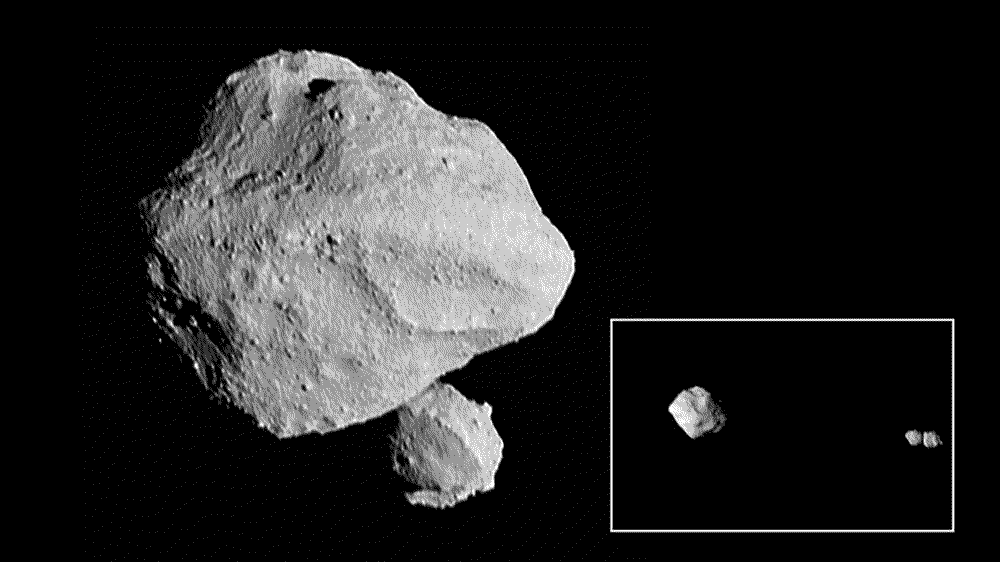 Asteroid Dinkinesh (152830) captured by Lucy spacecraft